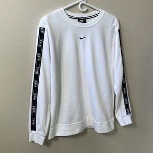 Nike Crewneck Athletic Sweatshirt with Nike Logo on the Sleeves, Sz M